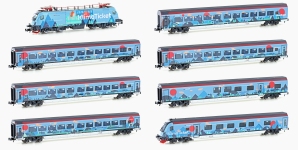 Hobbytrain H25226 - N - 8-tlg. Personenzug Rh 1116 Klimaticket, ÖBB, Ep. VI